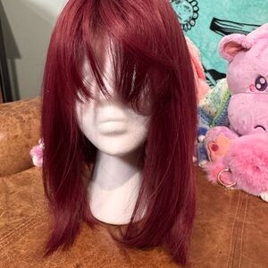 Elegant Burgundy Women's Wig